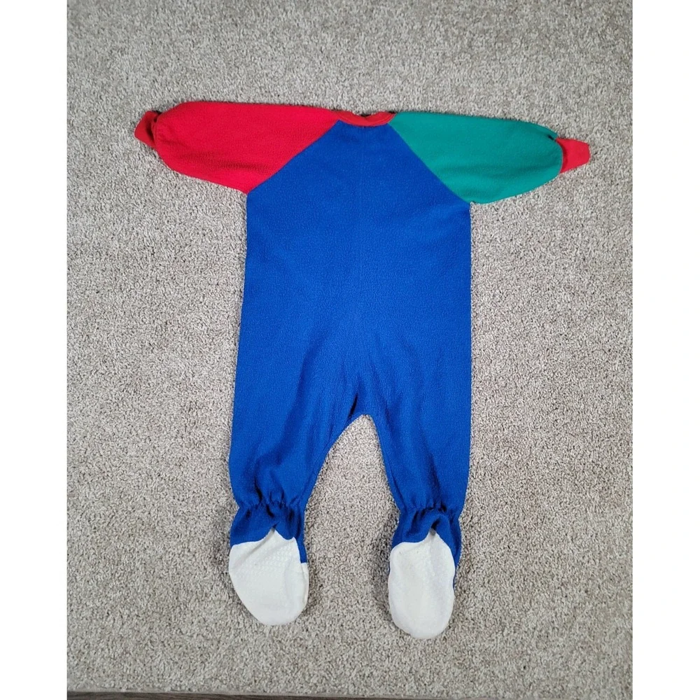 Vintage Winnie The Pooh Sleeper Footed Pajama Full Zip 18 Months Blue 90s Disney